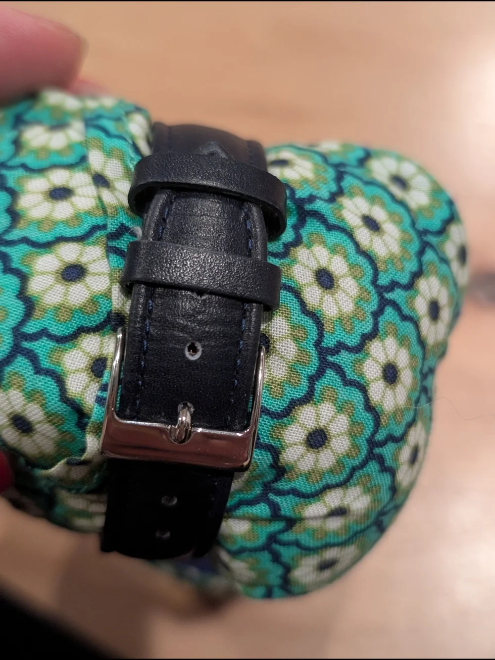 Vera Bradley Women's Floral Pattern Watch in Teal and Green